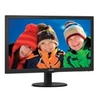 Image de Philips V-line 223V5LSB - Ecran LED - 21.5" - 1920 x 1080 Full HD (1080p) @ 60 Hz - 250 cd/m² - 1000:1 - 5 ms - DVI-D. VGA - noir mat. noir texturé
