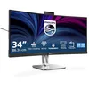 Image de PHILIPS Moniteur Incurvé, 34B2U6603CH 34 Pouce 120Hz VA Dalle, 4ms GtG, HDR400, Ajustable en Hauteur, Webcam, Haut-parleurs, USB Hub(3440x1440 HDMI 2X 2.0) Gris Anthracite en occasion ou reconditionné