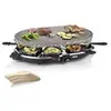 Image de Raclette 8 Oval Stone Grill Party - Raclette/pierre à griller - 1200 Watt