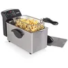 Image de Princess Friteuse en acier inoxydable 3 L 2000 W   Technologie zone froide pour une huile plus propre et moins d’odeurs, chauffe rapide, design élégant, panier amovible, facile à nettoyer en occasion ou reconditionné