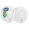 Image de Smartwares Lot de 2 détecteurs de fumée FSM-11517 - NF - Capteurs optiques 10 Ans - Piles 5 Ans remplaçables en occasion ou reconditionné