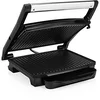 Image de Princess Grille-viande 112415 - Pour viande, sandwhiches chauds, poisson et légumes - 2 000 W, Noir/Argent, Surface cuisson 30 x 24 cm en occasion ou reconditionné