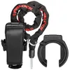 Image de TRELOCK Antivol de cadre RS 453 Balloon AZ+ chaîne à mortaiser ZR 355 100/6 avec sacoche de selle - 56 mm de large ouverture en occasion ou reconditionné