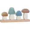 Image de Puzzle Champignons A Empiler En Bois Fsc - Forest Friends