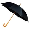 Image de Falconetti Grand Parapluie Automatique Manche Bois, Noir en occasion ou reconditionné