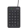 Image de Trust Pavé numérique filaire XALAS USB - Noir