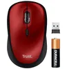 Image de Trust Yvi+ Souris sans Fil Silencieuse avec Conception Durable, 800-1600 DPI, pour Gauchers et Droitiers, Récepteur USB Stockable, Mouse Compacte pour PC, Ordinateur Portable, Mac - Rouge en occasion ou reconditionné
