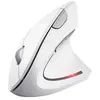 Image de Verto - Souris verticale - ergonomique - pour droitiers - optique - 6 boutons - sans fil - 2.4 GHz - récepteur sans fil USB - blanc