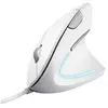 Image de VERTO ERGO Souris filaire optique blanc 6 Boutons 1600 dpi ergonomique