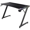 Image de Trust Gaming GXT 709 Luminus Bureau Gaming Blanc LED RGB 120 x 60, 10 Modes Couleur, Alim USB, Bureau Gamer avec Support de Casque