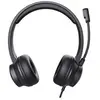 Image de HS-201 - Micro-casque - sur-oreille - filaire - USB-A - noir