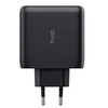 Image de Maxo - Adaptateur secteur - 65 Watt - 3 A - PD 3.0 - 2 connecteurs de sortie (USB-C) - noir