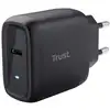 Image de Trust Maxo chargeur 45W USB-C + Câble USB-C - 2m - Noir