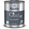 Image de Peinture O'Pur Murs, Boiseries & Radiateurs - - 472185 - Gris Cementite - Satin Veloute - 2 L