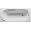 Image de Baignoire acrylique RIHO FUTURE 180x80 cm-Gris-Sans appui-tête-Gris--