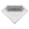 Image de Baignoire d'angle acrylique RIHO AUSTIN 145x145cm-Blanc-Sans tablier-Blanc--