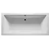 Image de Baignoire acrylique RIHO LUSSO-Gris-Sans appui-tête-Gris--