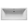Image de Baignoire acrylique RIHO LUSSO-Gris-Sans appui-tête-Gris--