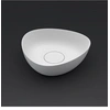 Image de Vasque à poser blanc mat OVIEDO RIHO 41x41 cm solid surface