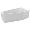 Image de Grande baignoire d'angle RIHO RETHINK SPACE L Plug&Play 180x110 cm-Blanc-Gauche-Blanc--
