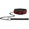 Image de Collier et Laisse Luxury Rouge