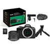 Image de Pack EOS R50 + RF-S 18-45mm f/4.5-6.3 IS STM + Micro + Trépied + Télécommande + carte SD + Chargeur