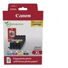 Image de CLI-551XL C/M/Y/BK Photo Value Pack - Pack de 4 - 11 ml - XL - jaune, cyan, magenta, noir - original - boîte - réservoir d'encre/kit papiers - pour