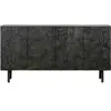 Image de Commode Woood Counter Noir 83x160x40 cm 801094-Z