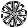 Image de Enjoliveurs Nardo 15 pouces ABS argent / noir lot de 4
