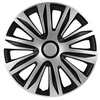 Image de Enjoliveurs Nardo 16 pouces ABS argent / noir lot de 4