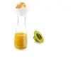 Image de Carafe avec Presse-Agrume Plastique Transparent/Vert 29 cm