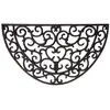 Image de Paillasson tapis caoutchouc demi-lune - 68 x 40 cm -