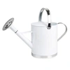 Image de Esschert Design - Arrosoir En Laque Blanche Et Inox 5 Litres