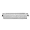 Image de Jardinière ovale en zinc - 8,1 l - gris