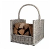 Image de Porte Bûches Panier à Bois Gris