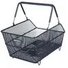 Image de Basil Cento Multi System Panier de vélo Noir   Fond Multi-système NX, Compatible avec MIK, Racktime et Autres plaques de Porte-Bagages courantes, résistant aux intempéries et Robuste, idéal pour Les en occasion ou reconditionné