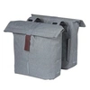 Image de sac à vélo double City 28-32 litres polyester gris