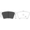 Image de Kit De Plaquettes De Frein, Frein À Disque Kbp-9086 Kavo Parts Kavo Parts Kbp9086 Lexus;Toyota