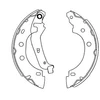 Image de Jeu De Mâchoires De Frein Kbs-7410 Kavo Parts Kavo Parts Kbs7410 Nissan;Renault