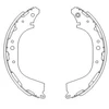 Image de Jeu De âchoires De Frein Kbs-7411 Kavo Parts Kavo Parts Kbs7411 Infiniti;Nissan