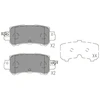 Image de Kit De Plaquettes De Frein, Frein À Disque Kbp-4573 Kavo Parts Kavo Parts Kbp4573 Mazda