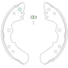 Image de Jeu De Mâchoires De Frein Kbs-3904 Kavo Parts Kavo Parts Kbs3904 Isuzu