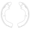 Image de Jeu De Mâchoires De Frein Kbs-6412 Kavo Parts Kavo Parts Kbs6412 Mitsubishi