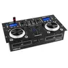 Image de CDJ500 Station DJ - Table de mixage compacte - 2 lecteurs CD / Bluetooth / 2x USB / 2 canaux - 200W - noir