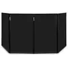 Image de DB2B Ecran DJ lycra noir, écran DJ Dépliable et Facile à Installer, 280 x 120 cm, Dissimule l'Equipement DJ, design Sobre et Elégant