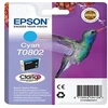 Image de T0802 - Cyan - original - cartouche d'encre - pour Stylus Photo P50, PX650, PX660, PX700, PX710, PX720, PX730, PX800, PX810, PX820, PX830