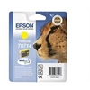 Image de T0714 - Jaune - original - cartouche d'encre - pour Stylus DX9400, SX115, SX210, SX215, SX218, SX415, SX515, SX610; Stylus Office BX310, BX610