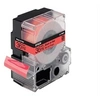 Image de LC-7RBP9 - Noir pastel sur rouge - Rouleau (3,6 cm x 9 m) 1 rouleau(x) étiquettes pour bandes magnétiques - pour LabelWorks LW-1000P, LW-900P