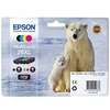 Image de Pack de Cartouche d'encre Pack Ours Polaire 26 XL Noir, Cyan, Magenta et Jaune