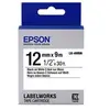 Image de LabelWorks LK-4WBN - Noir sur blanc - Rouleau (1,2 cm x 9 m) 1 cassette(s) bande d'étiquettes - pour LabelWorks LW-1000, 300, 400, 600, 700, 900,